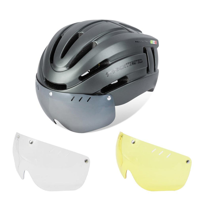 capacete-ciclismo-promed-com-3-viseiras-cor-cinza-compreinhome