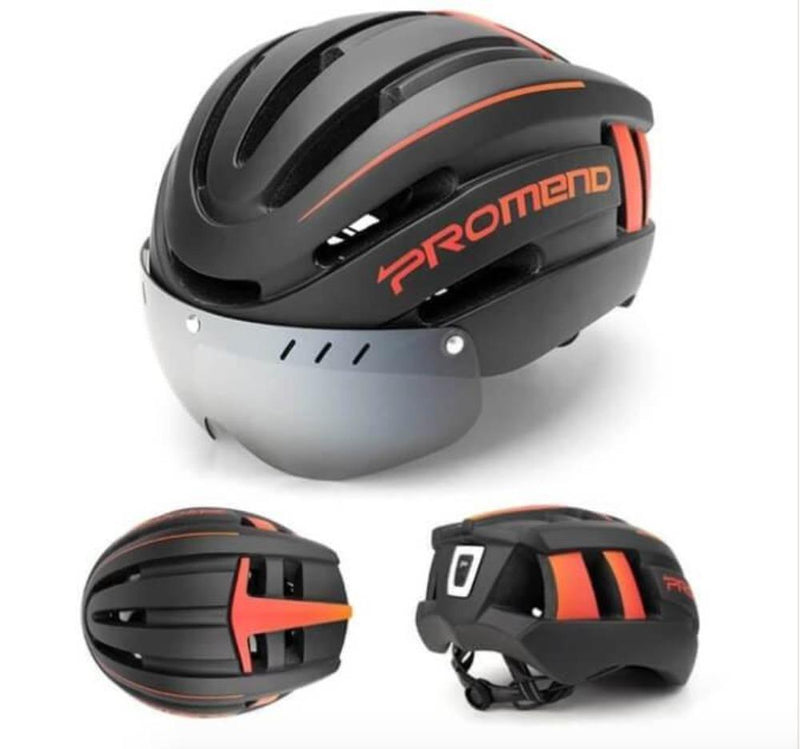capacete-ciclismo-promed-com-3-viseiras-cor-preta-laranja-compreinhome