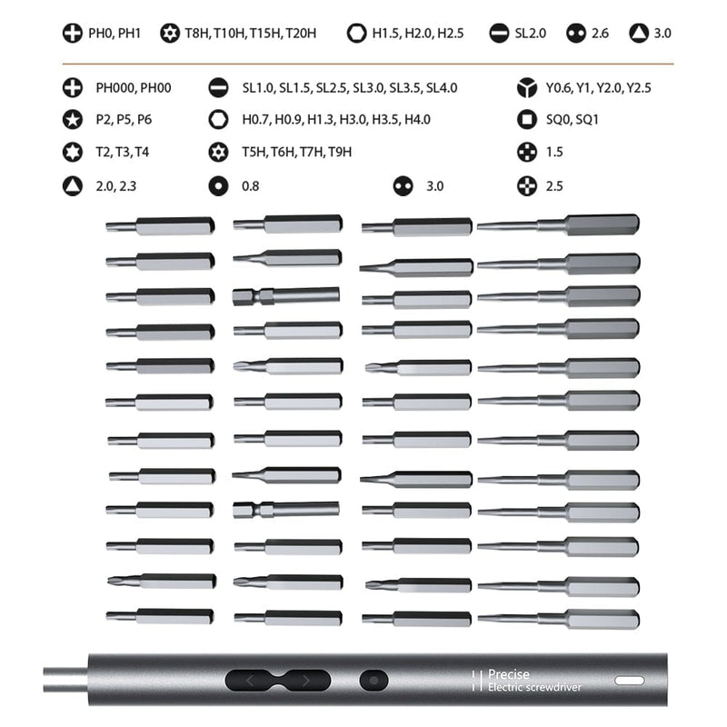 Kit Parafusadeira Elétrica Recarregável 28pcs